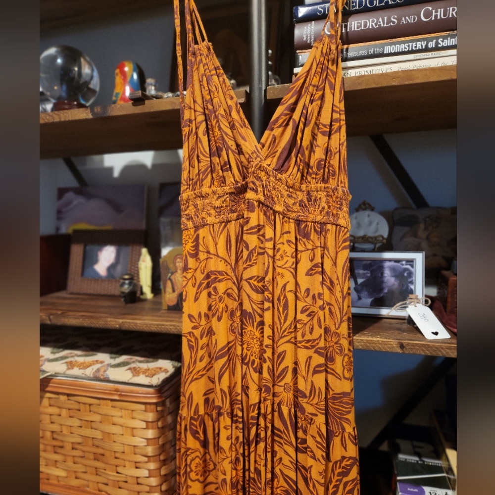 EUC Free People Bohemian Maxi Sundress 🌞